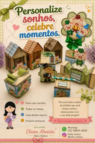 Lembrancinhas personalizadas infantil