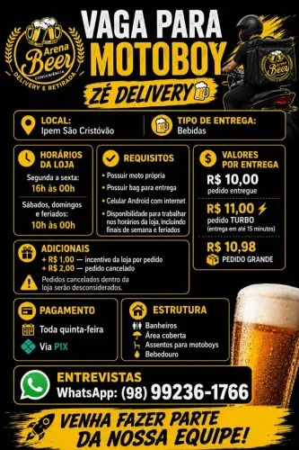 Vaga - Motoboy - Zé delivery