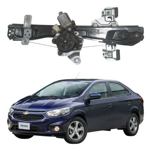 Máquina Vidro Porta Dianteira Esquerda Gm Prisma 2013 A 2019