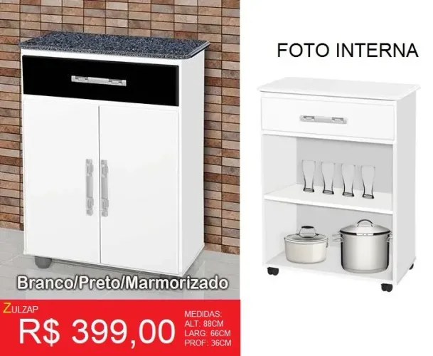 Balcão- entrega e montagem gratuita!!