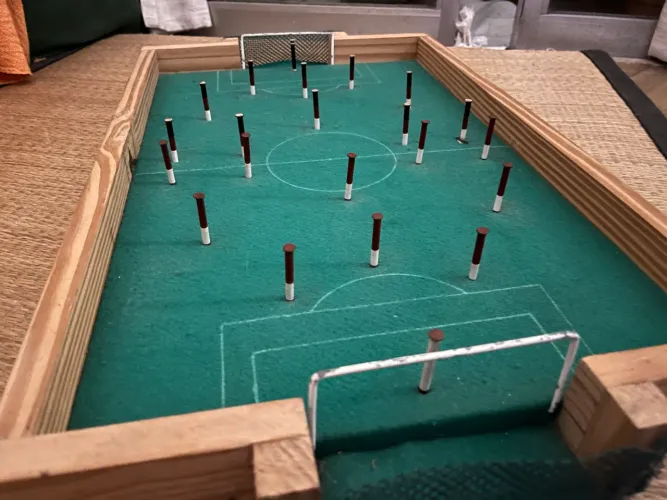 Futebol de dedo mesa vintage