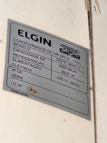Ar condicionado Elgin 9.000btu
