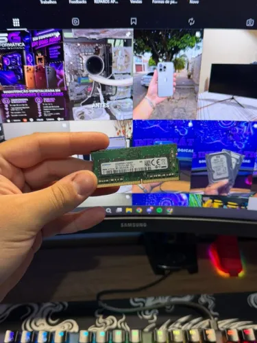 ? MEMÓRIA RAM SAMSUNG DDR4 4GB 2666mhz NOTEBOOK ?