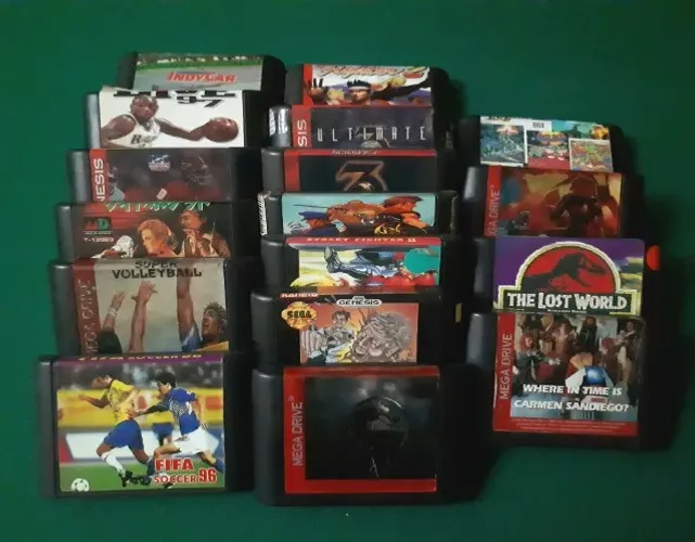Fitas de Mega Drive