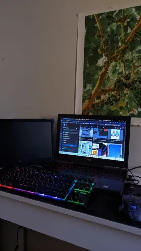 NOTEBOOK GAMER DELL INSPIRON 7000 GTX1050 + 32GB RAM + MONITOR E PERIFÉRICOS