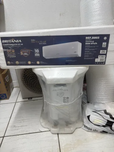 AR-CONDICIONADO BRITÂNIA 9.000 BTUs INVERTER - NOVO