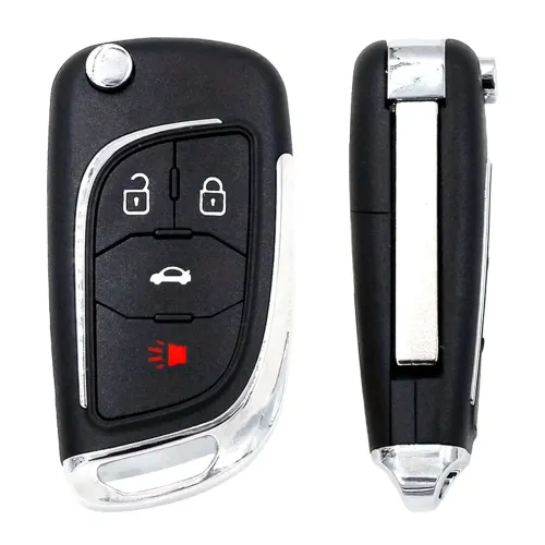 CHAVE CANIVETE GM CHEVROLET 4 BOTÕES - VISUAL MODERNO E MAIS PRATICIDADE!