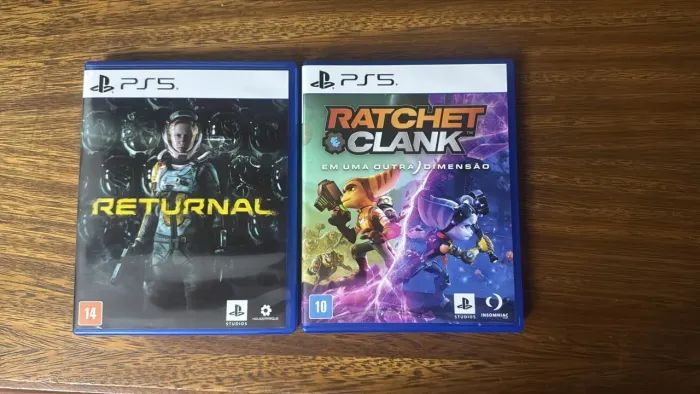 Jogos PS5 Returnal e Ratchet and Clank (Em Português)