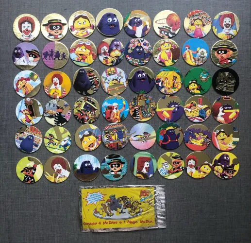 Tazos McDonald?s completa com envelope 