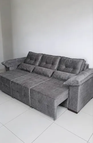 Sofá 3lugares Retrátil 2,50m