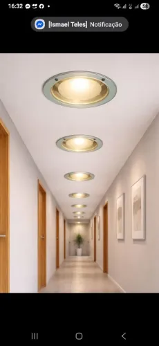 Luminárias de Teto .