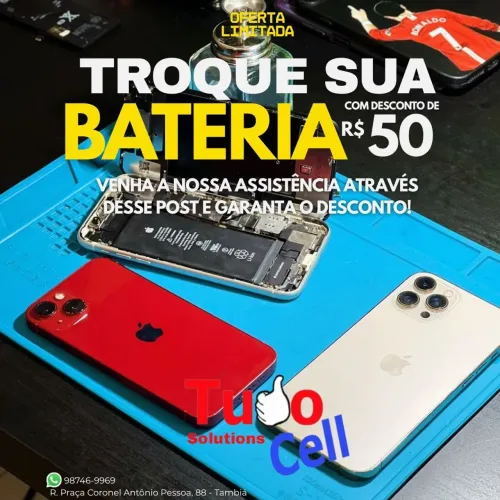 Baterias de celular pelo menor preço da cidade!