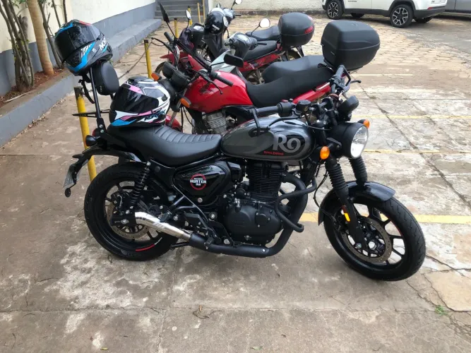Royal Enfield Hunter 350 Dapper 2025/2026 Troco por moto alta.