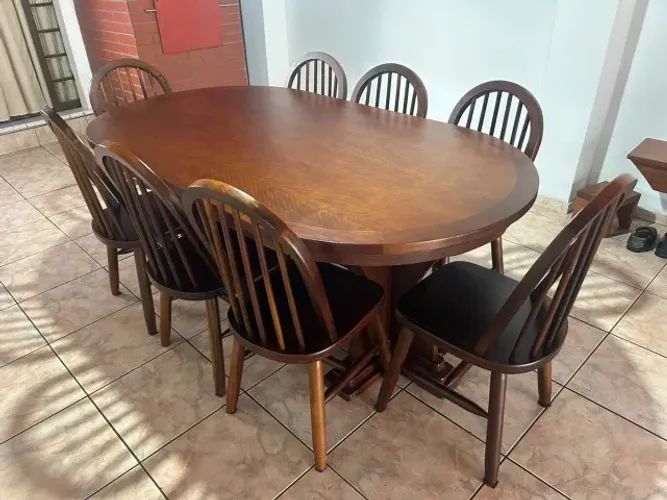 MESA JANTAR RETANGULAR MADEIRA