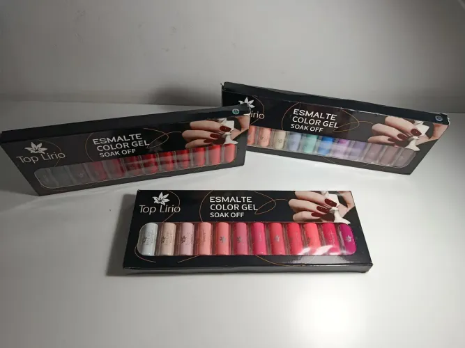 Vendo esmaltes em gel novo nunca usado