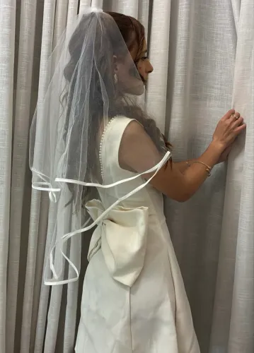Vestido laço+Véu