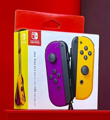 NW1 Controle Joy-Con (L/R) - NEON PURPLE / NEON ORANGE