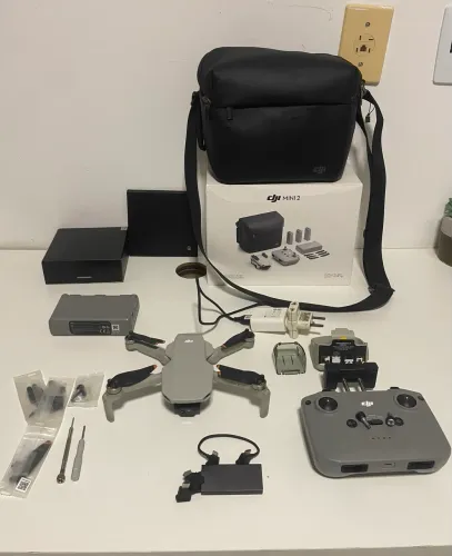 DJI MINI 2 COMBO FLY MORE EM PERFEITO ESTADO