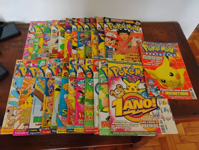 Revistas pokémon antiga