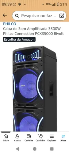 Torre de som Pilco PCX 3500