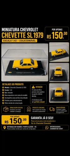 Miniatura Chevette SL 1979