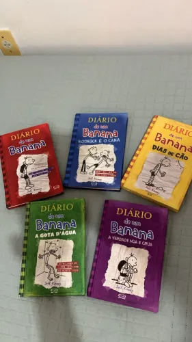 Livros Diário de um banana (1 ao 5)