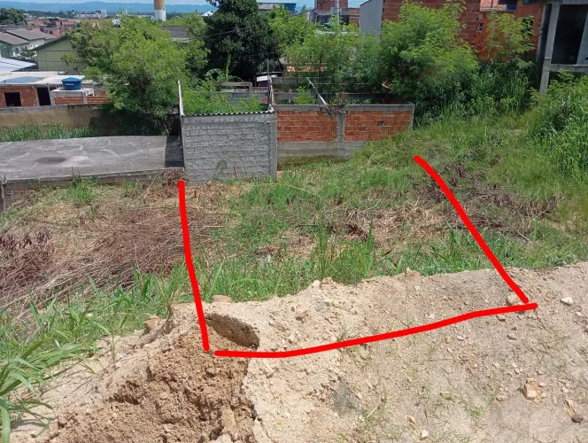 Terreno em Cosmos/Santa Margarida<br>8x16 (128m
