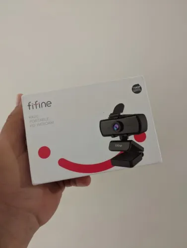 Webcam Fifine K420 2K Com Tripé