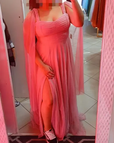 Vestido Rosa com Brilho