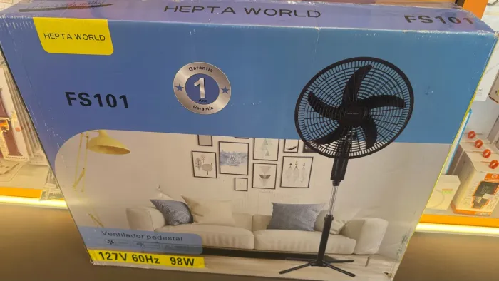 Ventilador de Coluna Hepta World FS101 98W 127V Novo