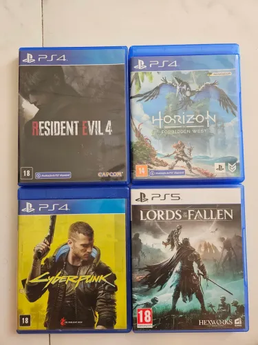Jogos ps4 e ps5