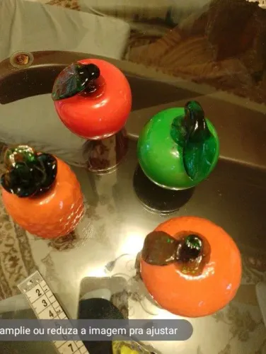 Frutas vintage de cristal murano 