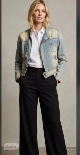 jaqueta jeans assimétrica