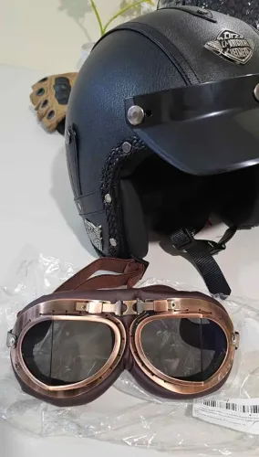 Óculos para moto aberto retrô vintage Custom