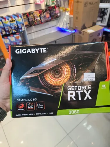 PLACA DE VIDEO GIGABYTE GEFORCE RTX 3060 GAMING OC 8GB GDDR6 GV-N3060GAMING OC-8GD 2.0