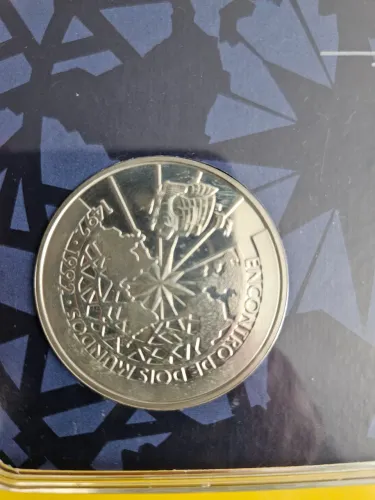 Moeda comemorativa 5 centenario do descobrimento