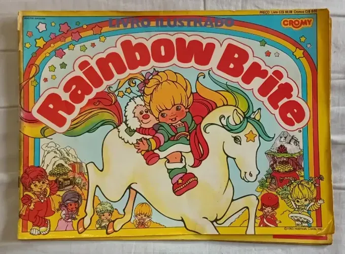Álbum De Figurinhas Rainbow Brite Livro Ilustrado Cromy Anos 90 Faltam 13
