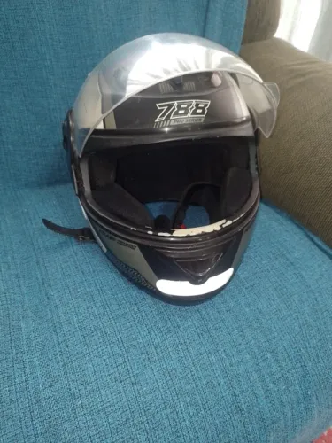 Capacete de motoqueiro 