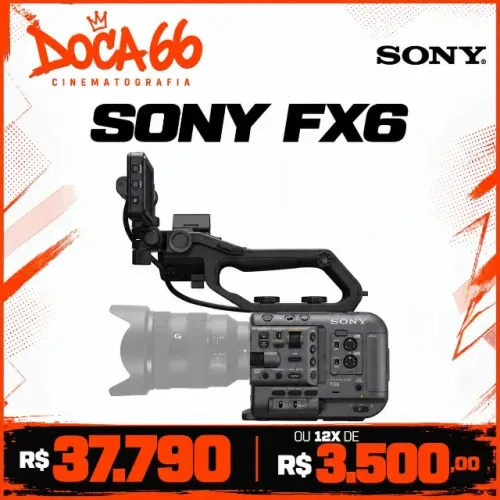 Câmera Sony FX6 Lacrada Nova