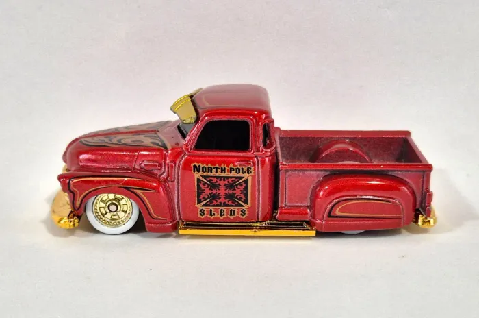 Hot Wheels Premium La Troca Holiday Rods Red