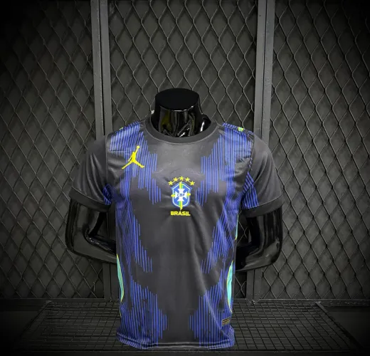 Camisas masculinas do Brasil azul 1°linha prêmio