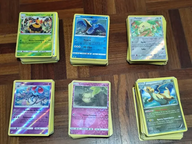 Lote Cartas Pokemon - 300 unidades 