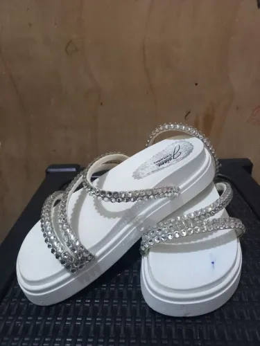 Papete Flatform com Strass desapego 