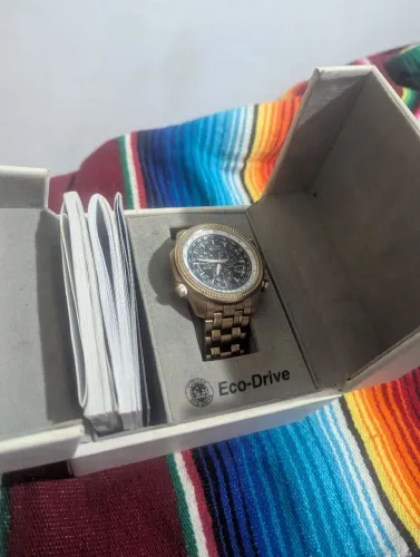 Relógio Citzen Eco-Drive Dourado BL5403-54E CAL-E820