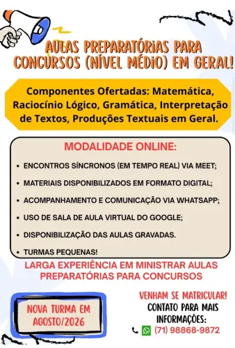 Aulas Para Concursos em Geral