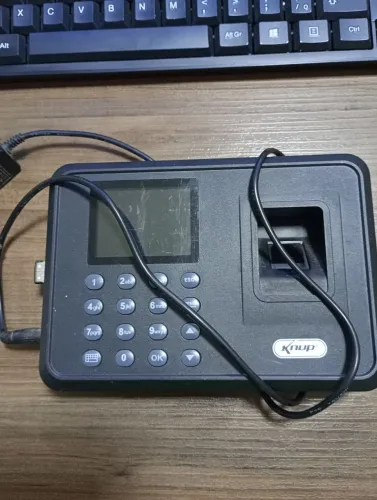 Relógio de ponto Biométrico Impressão Digital Eletrônico - Knup