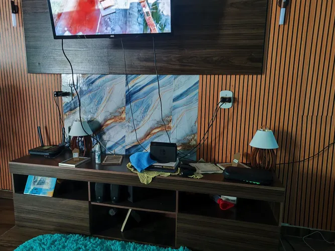 Rack com painel