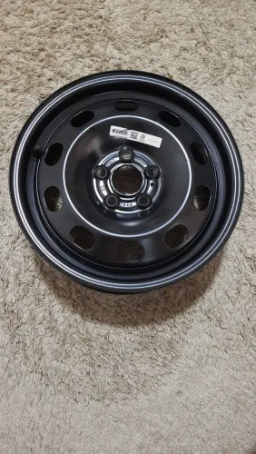 Roda de ferro aro 15 Volkswagen T - Cross, Nivus, Polo, Virtus, Fox, Spacefox - Nova