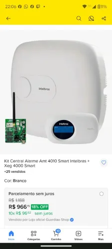 Kit amt4010 monitorada via ethernet ou chip