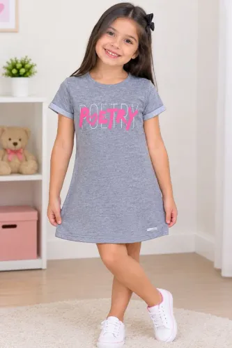 Vestido Infantil Verão Abrange - Tamanho 6